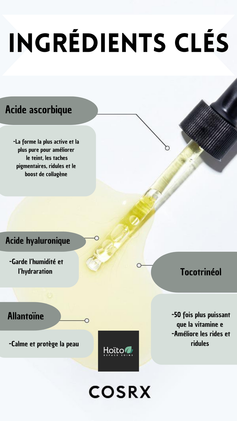 Sérum vitamine C (et vitamine E) COSRX